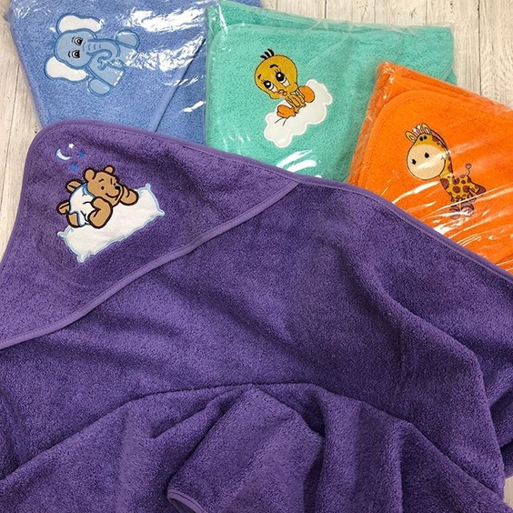 Детский домашний текстиль: халаты, полотенца, пижамы